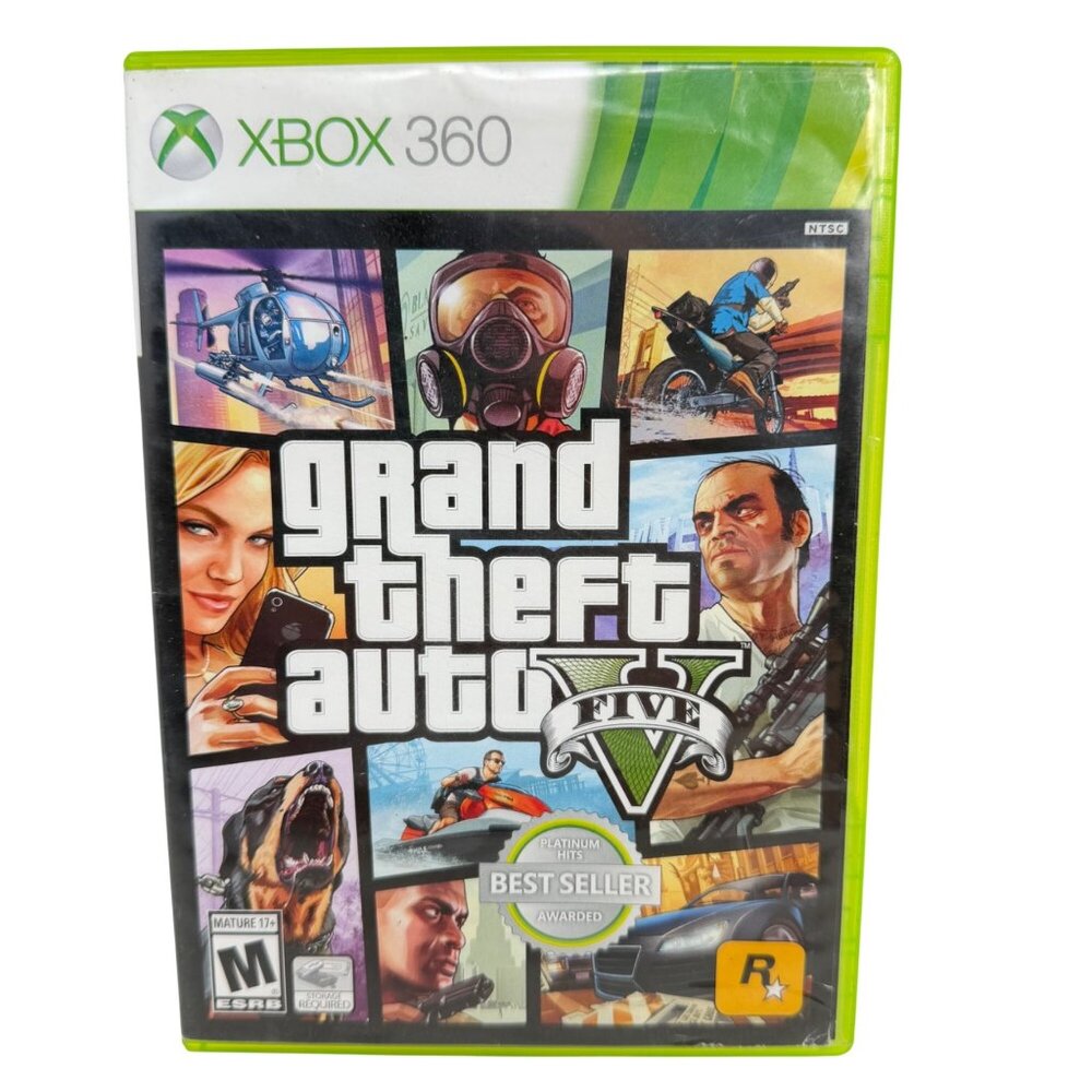 Xbox 360 - Grand Theft Auto V (5) - Tested/Works - No Map/Manual - Picture 3 of 7
